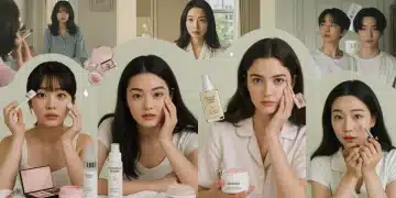 Young women embracing K-drama inspired beauty routines in the US.