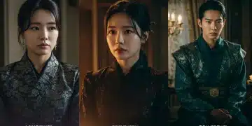 Dramatic collage illustrating the unique appeal of K-Drama makjang series from early 2025 with intense characters and opulent settings.