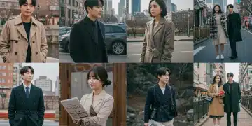 K-Drama inspired fashion trends merging with American street style in early 2025.